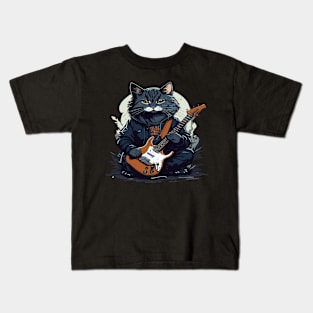 musical cat Kids T-Shirt